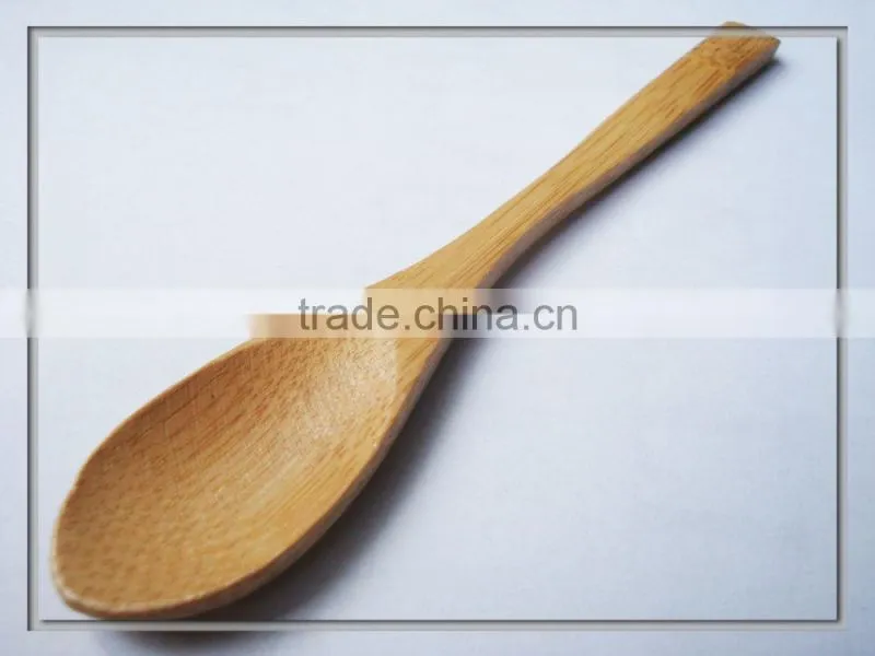 Teaspoon wooden ice cream oval spoon family tableware