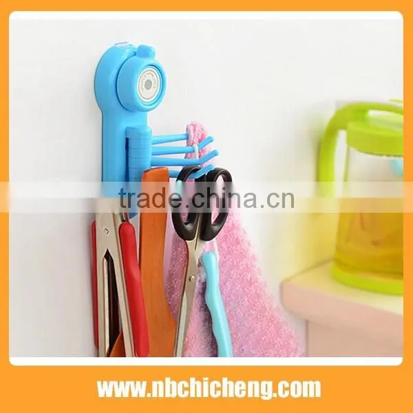Wall Mounted Powerful Suction Cup Hook Hanger plastic bath wall hook