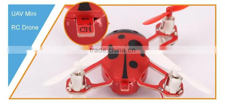 2015 hot popular 2.4g 4CH 6axle RC quadrocopter racing mini toy drone