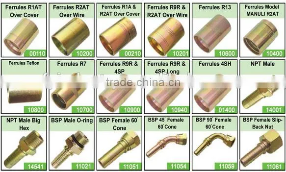 Female Thread Swaged Hydraulic Hose pipe Fittings