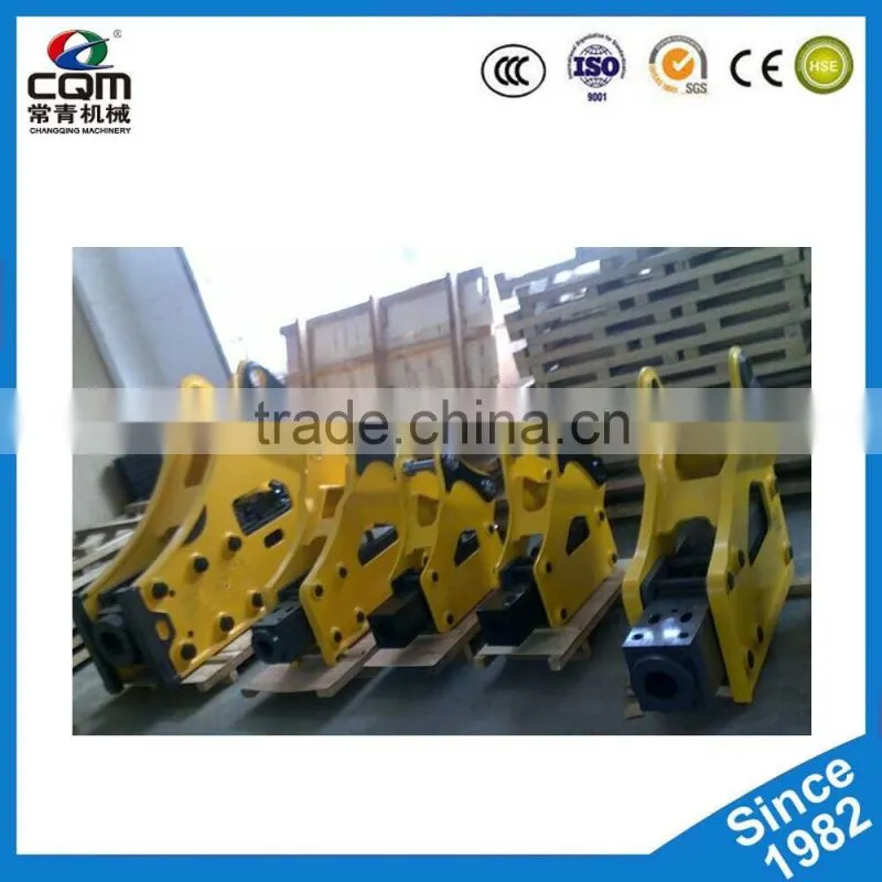 Excavator attachment side type vibro hammer