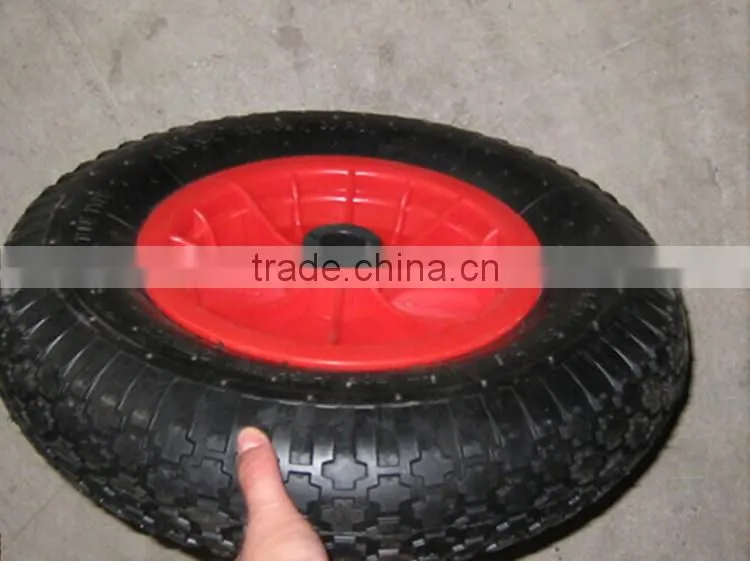 16''*4.00-8 metal rim heavy duty wheel barrow wheel