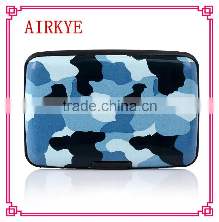 Printed Aluminum Wallet Aluma wallet Credit Card Holder