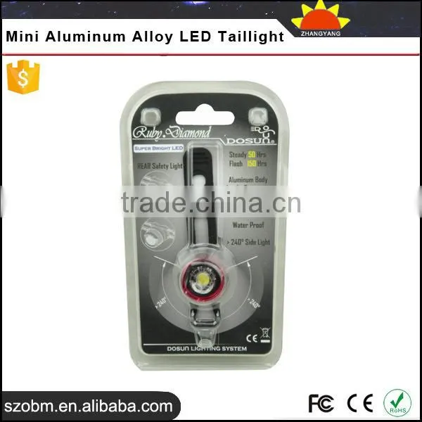 Wholesale Bicycle accessories Dosun Mini Aluminum Alloy LED Taillight Bike rear light