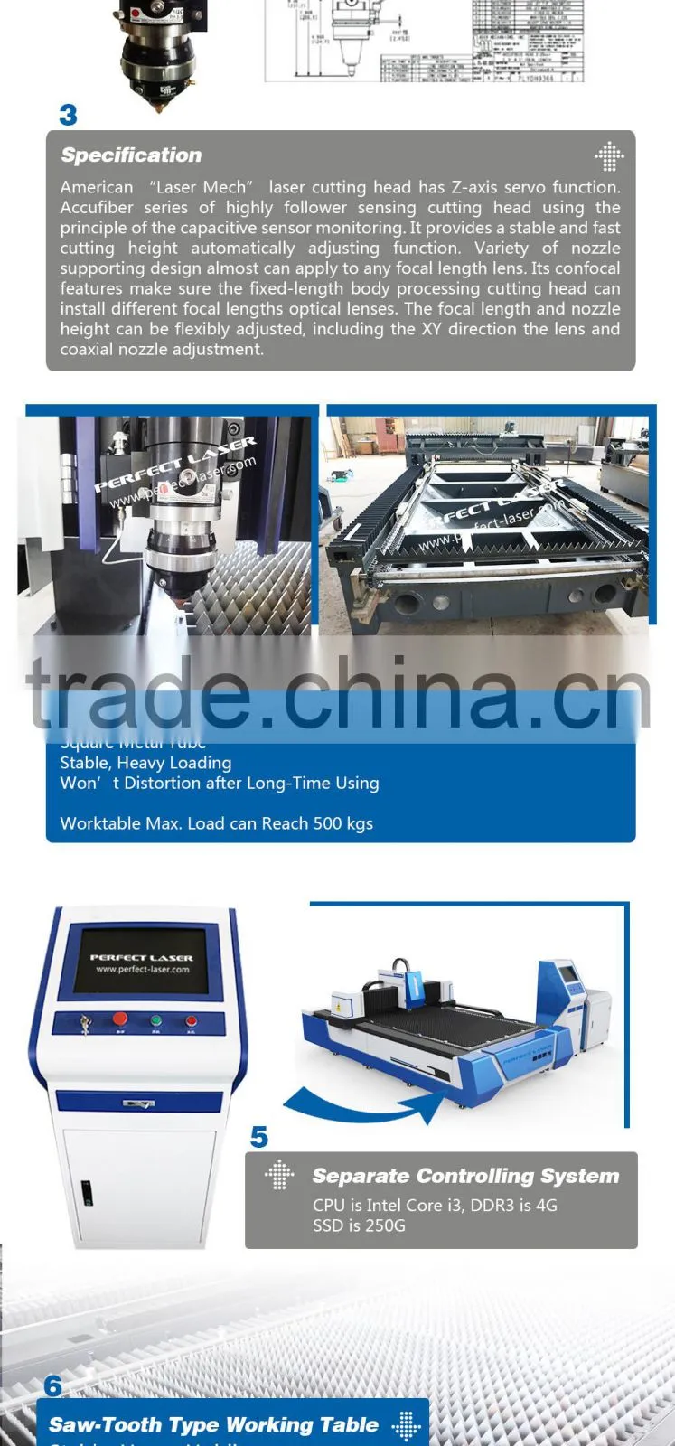 metal fridge magnet laser cutting machine 300W