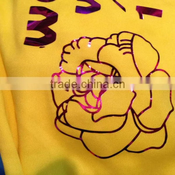 Fashion design garment patterned heat transfer vinyl
