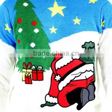 Latest design mens Santa's Butt Crack ugly Christmas Sweater