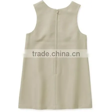 2016 Made in China Wholesale New Style Toddler Girl School Uniform Design Dress