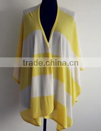 Fashion ladies 100% cashmere poncho sweater