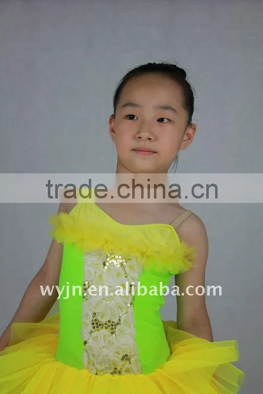 Bright color fashional style children 's lovely ballet dance wear