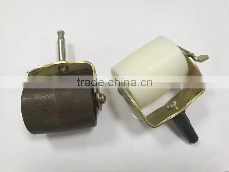 Durable furniture parts plastic bed leg / bed casters legs