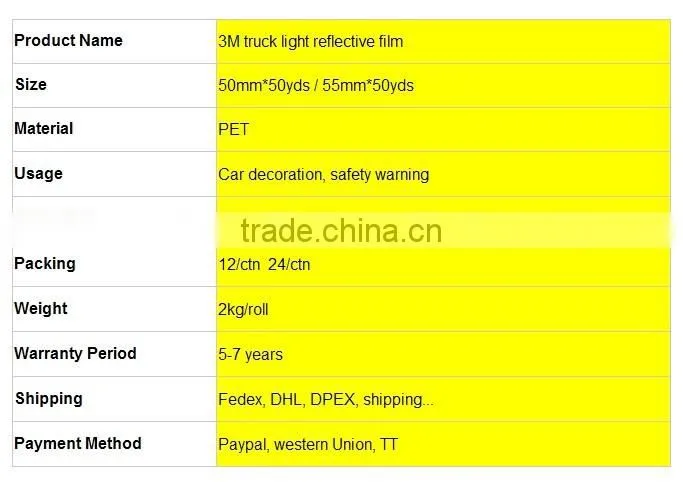Good price reflective tape roll 50mm *30m /roll