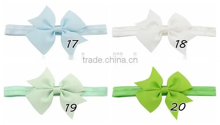 hair bow with elastic hair band