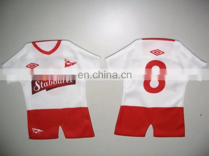 Printing polyester promotion gift car mini shirts