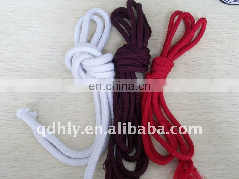 1cm bright red cotton rope