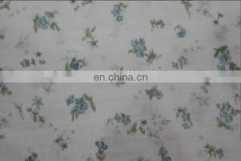 Simple flower printing poplin fabrics for kids
