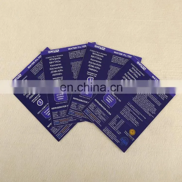 factory wholesale customized PVC waterproof self adhesive stickers for environmental protection label