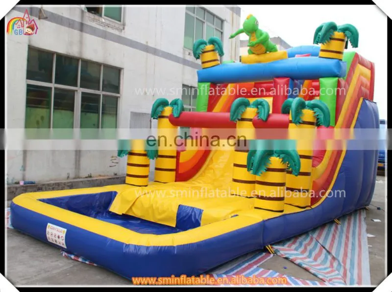 Hot sale jumbo inflatable water slide,4 lane water slide park,commercial inflatable water slides