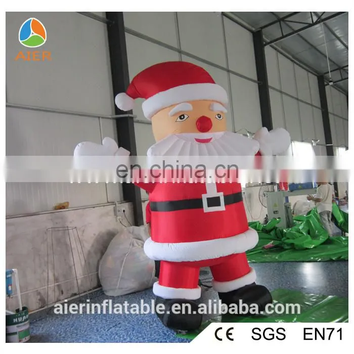 Small inflatable decoration santa claus