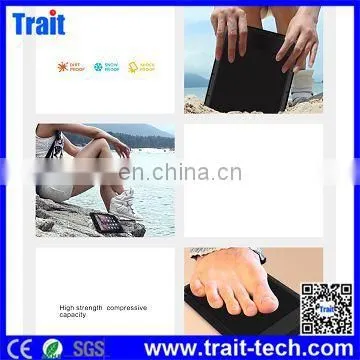 100% Brand Waterproof Shockproof Powerful Metal Aluminium Gorilla Glass Hybrid Case for iPad Air 2,waterproof gorilla glass alum