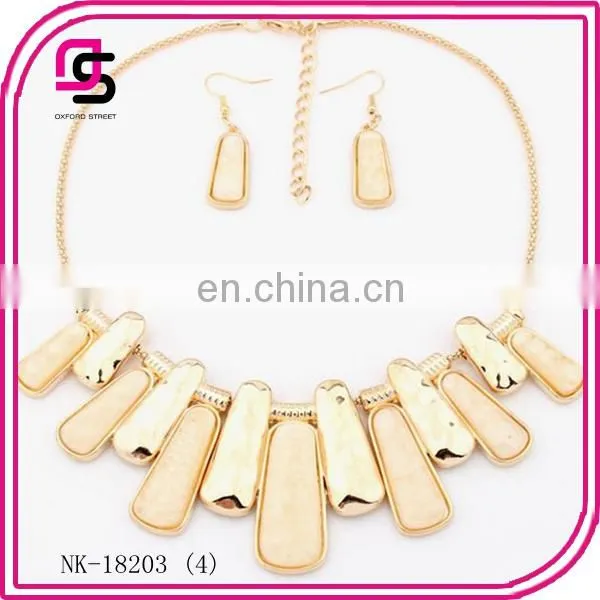 Beautiful style Flower necklace earring Jewelry Sets 2015
