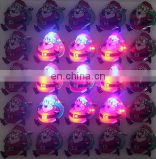 Merry Christmas lapel pin led flashing badge