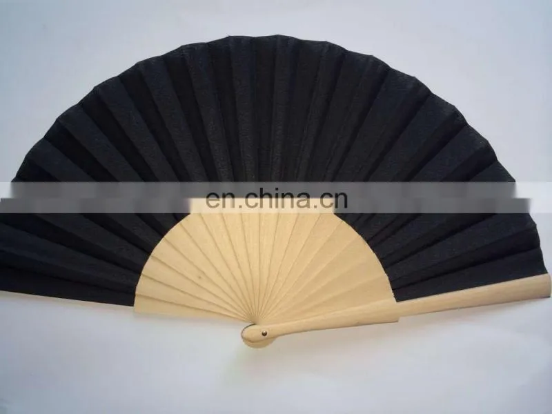 Promotional custom printed wooden folding hand fans bulk
