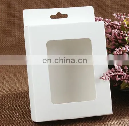 2015 paper box with clear pvc window