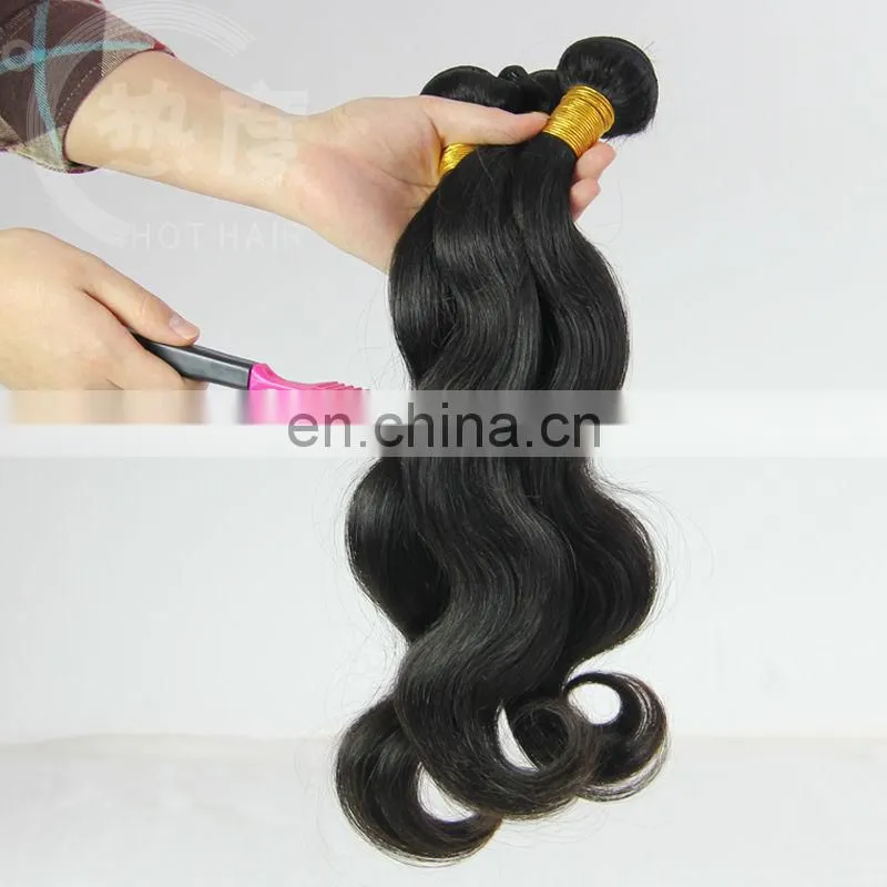 2014 New Arrival 100% Virgin Wholesale Malaysian Hair Weave Top Quality Long Body Wave For Thin Hair