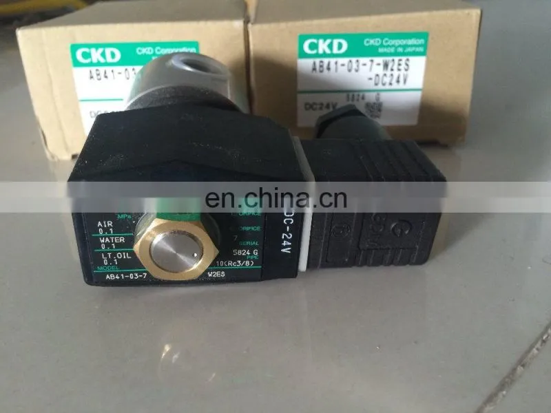 CKD Solenoid valve Japan Solenoid valve AB41-03-7-W2ES-DC24V