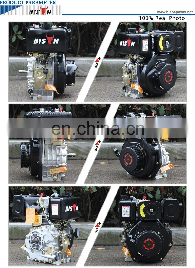 BISON(CHINA) 178F Engine Km178F Dieselmotor 6 Hp Diesel Motor 178Fa