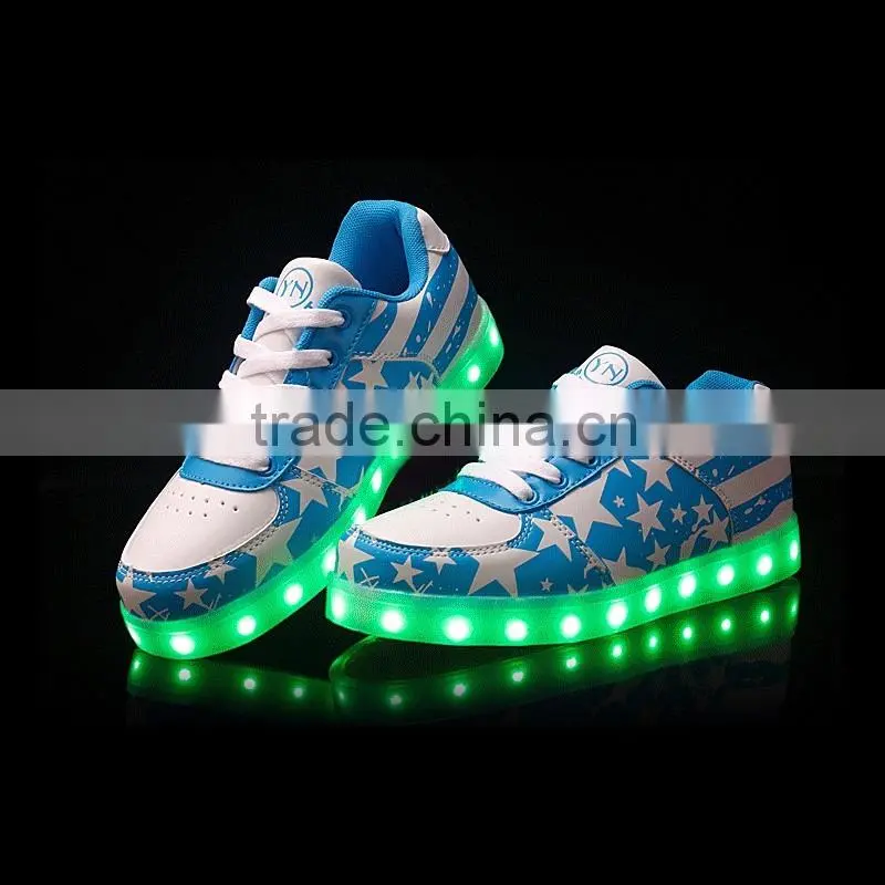 Hot Sale Gold led Shoes Silver led Shoes Fashion Adults Light Up Shoes Wholesale For Retails