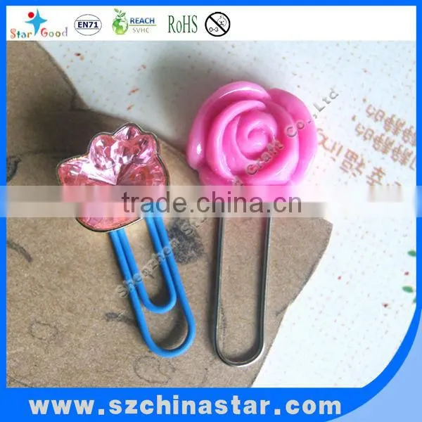 Color coated custom logo metal paper clip