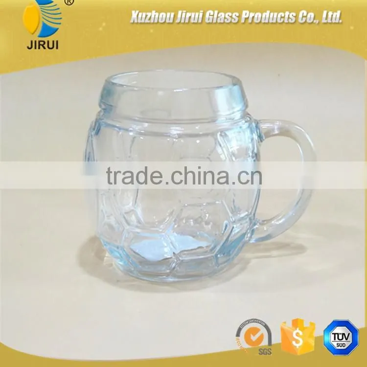 New style 600ml glass mason jars with handle