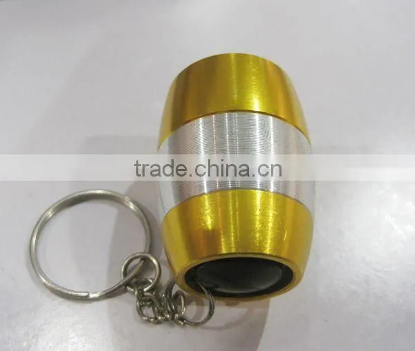 promotion aluminum 6 led keychain flashlight