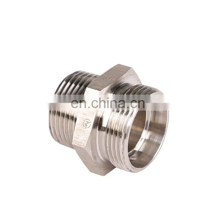 High quality steel hydraulic quick connectors sealing threads male metric hydraulic fittings