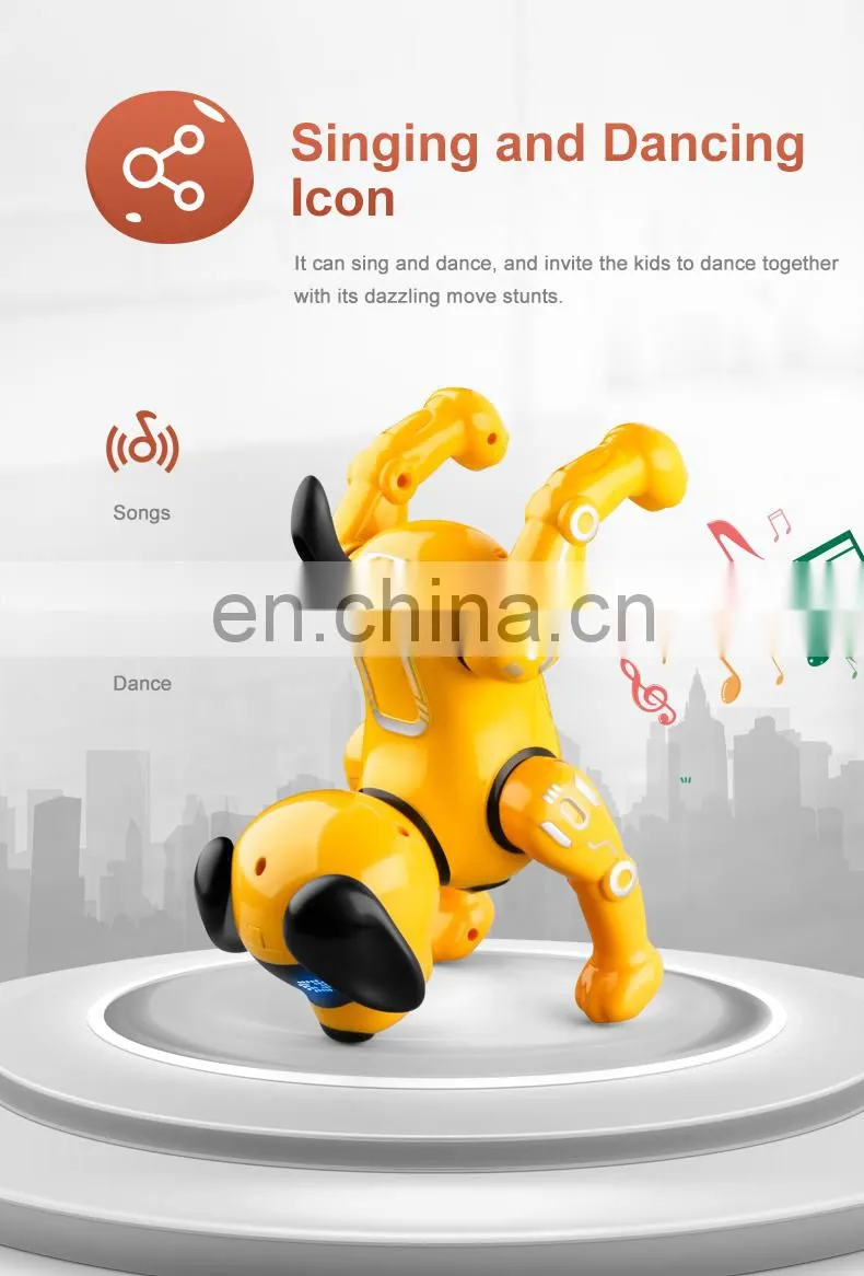 2022 New RC Robot JJRC R19 Intelligent Toy Interactive Singing Storytelling Remote Control Robot Dog Gift For Kids