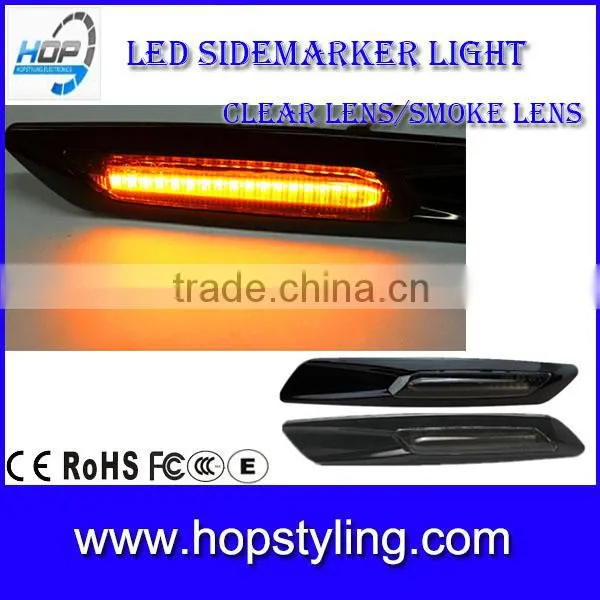 new products Yellow LED sidemarker light for E90 E91 E92 E93 E60 E61 F10 Clear lens car side marker car light