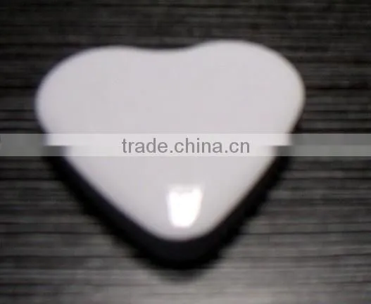 mini heart shape mint tin box