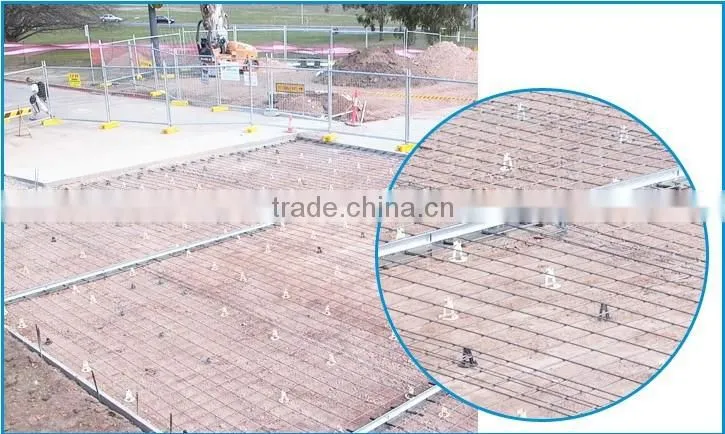round concrete plastic rebar chair spacers