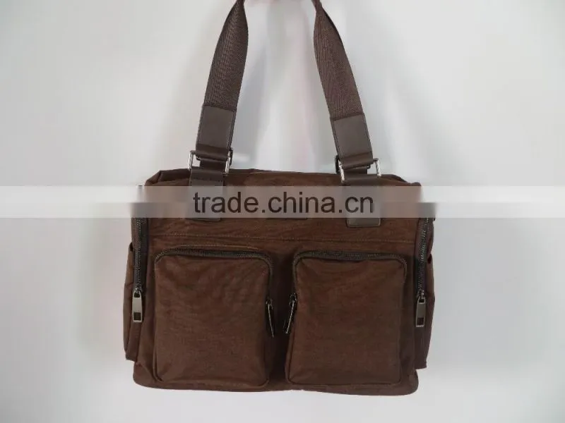 guangzhou style durable material handsome men shoulder bags large capacity
