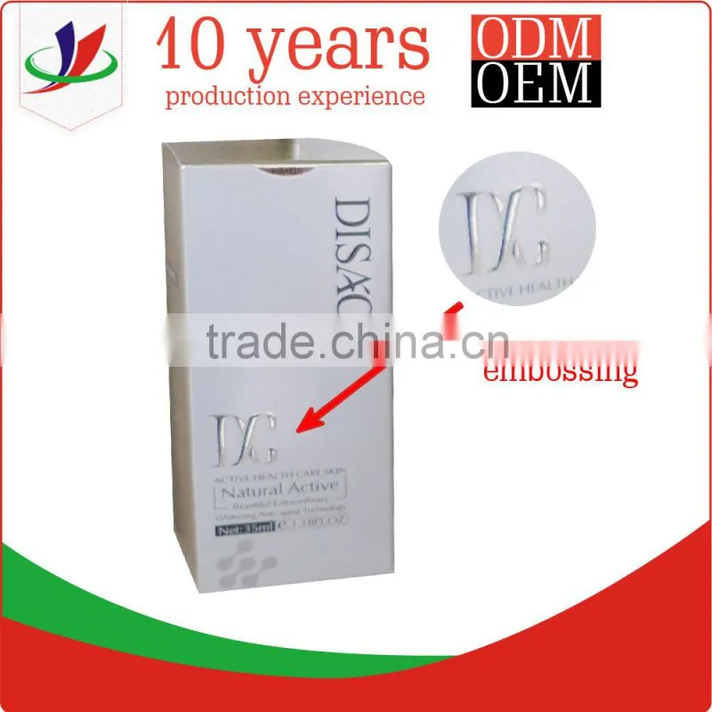cosmetic cream sample packaging