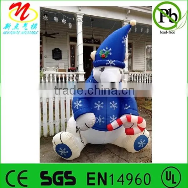 Gemmy inflatable snowman, airblown Christmas yard lawn decor
