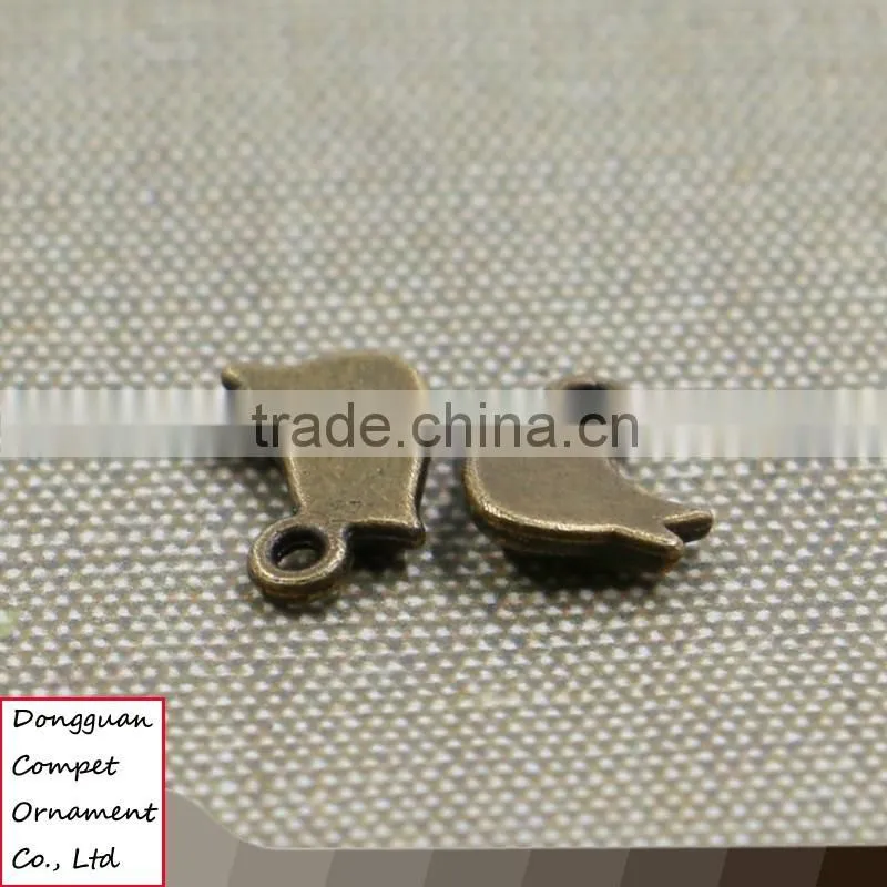 Wholesale diy jewelry ancient bronze oriole zinc alloy birds pendant