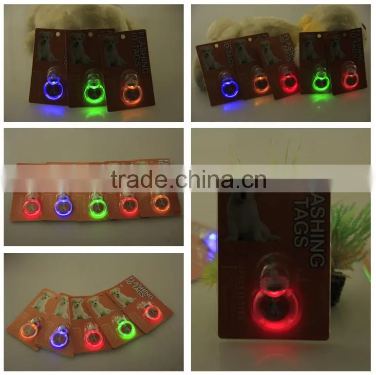 Wholesale Mixed Batch LED Dog ID Tags Luminous Glow Jewelry Pet Pendant