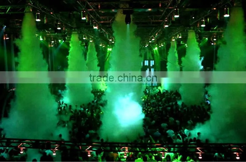 Powerful colorful CO2 jet with RGB 3in1 LED dimmer wash DMX512