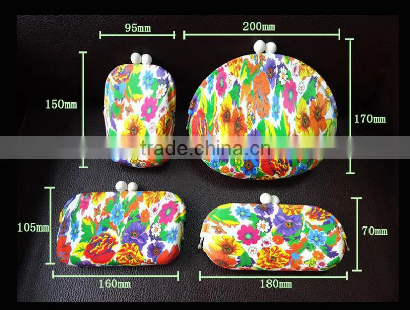 2015 Fashion cosmetic bag/Silicone cosmetic bags/ "pvc cosmetic bag"
