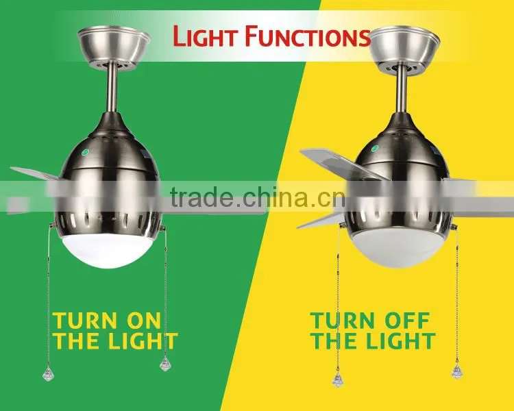 26 inch White Light Ceiling Lighting Fan