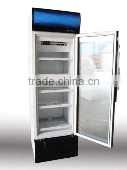 Upright Glass Door Commercial Soft Drink Cooler-single door
