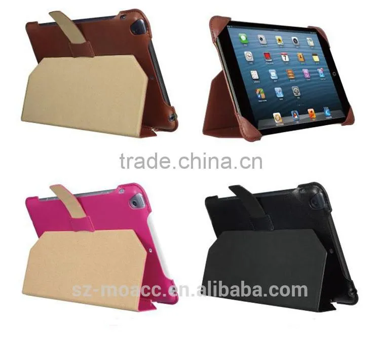 New hotsale leather Folio Case for ipad mini 3